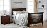 Pali Napoli Flat Top Convertible Crib and Dresser Set - Mocacchino