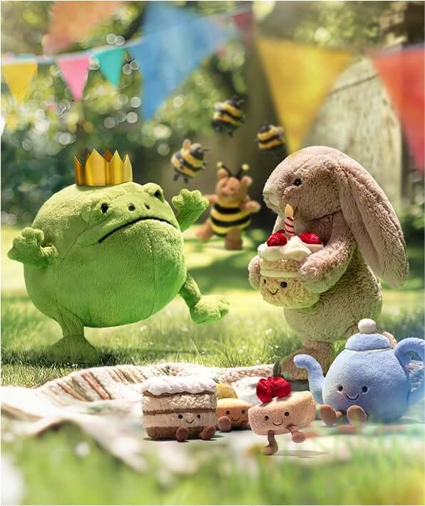 Jellycat Bashful Beige Birthday Bunny