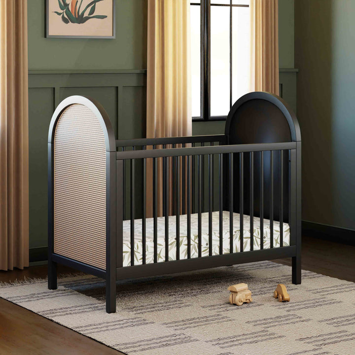 Babyletto Bondi Cane 3-in-1 Convertible Crib with Toddler Bed Conversion Kit