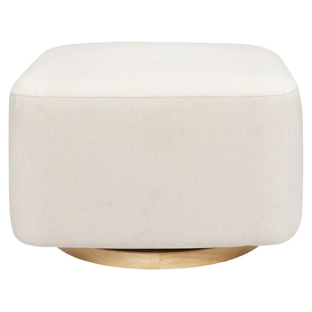 Babyletto Kiwi Classic Eco-Performance Nursery Gliding Ottoman w/wood Base