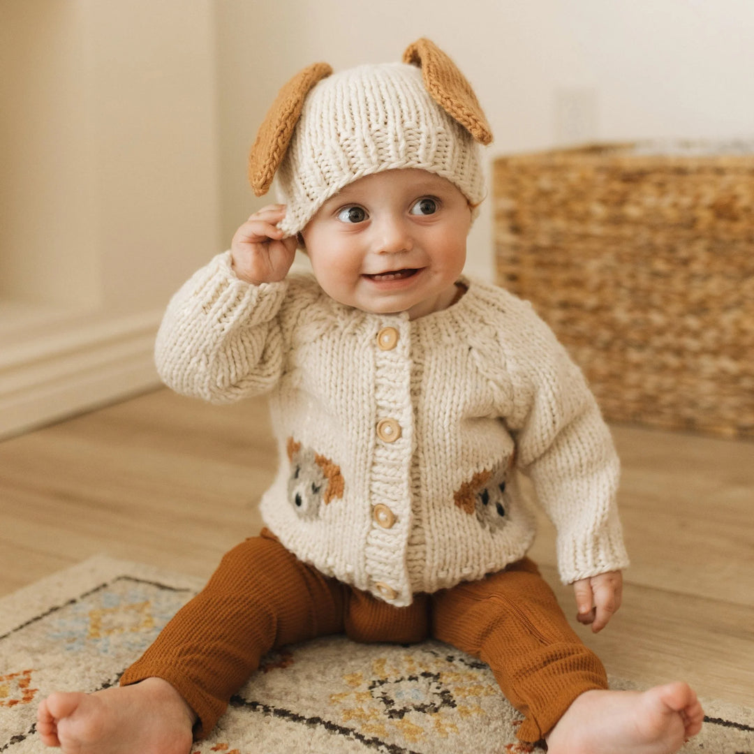 Huggalugs Puppy Cardigan Sweater