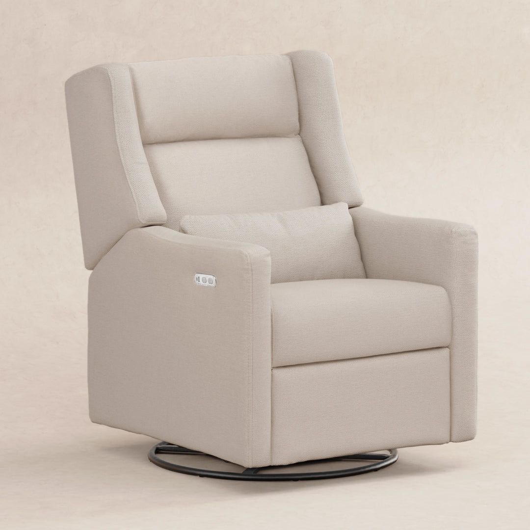 Babyletto Kiwi Plus Power Recliner and Swivel Glider with Power Adjustable Headrest and USB Port