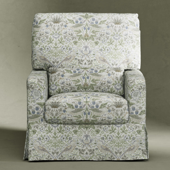 Morris & Co. x Namesake Crawford Pillowback Comfort Swivel Glider