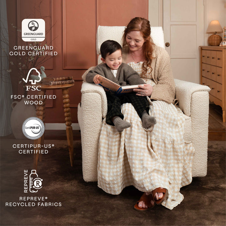 Namesake Willa Deluxe Power Recliner and Swivel Glider with Heat & Massage