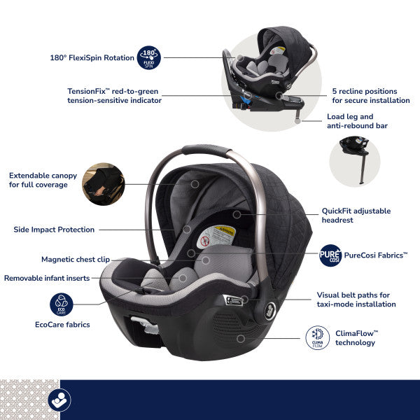 Maxi Cosi Peri 180 Rotating Infant Car Seat - Heritage Collection