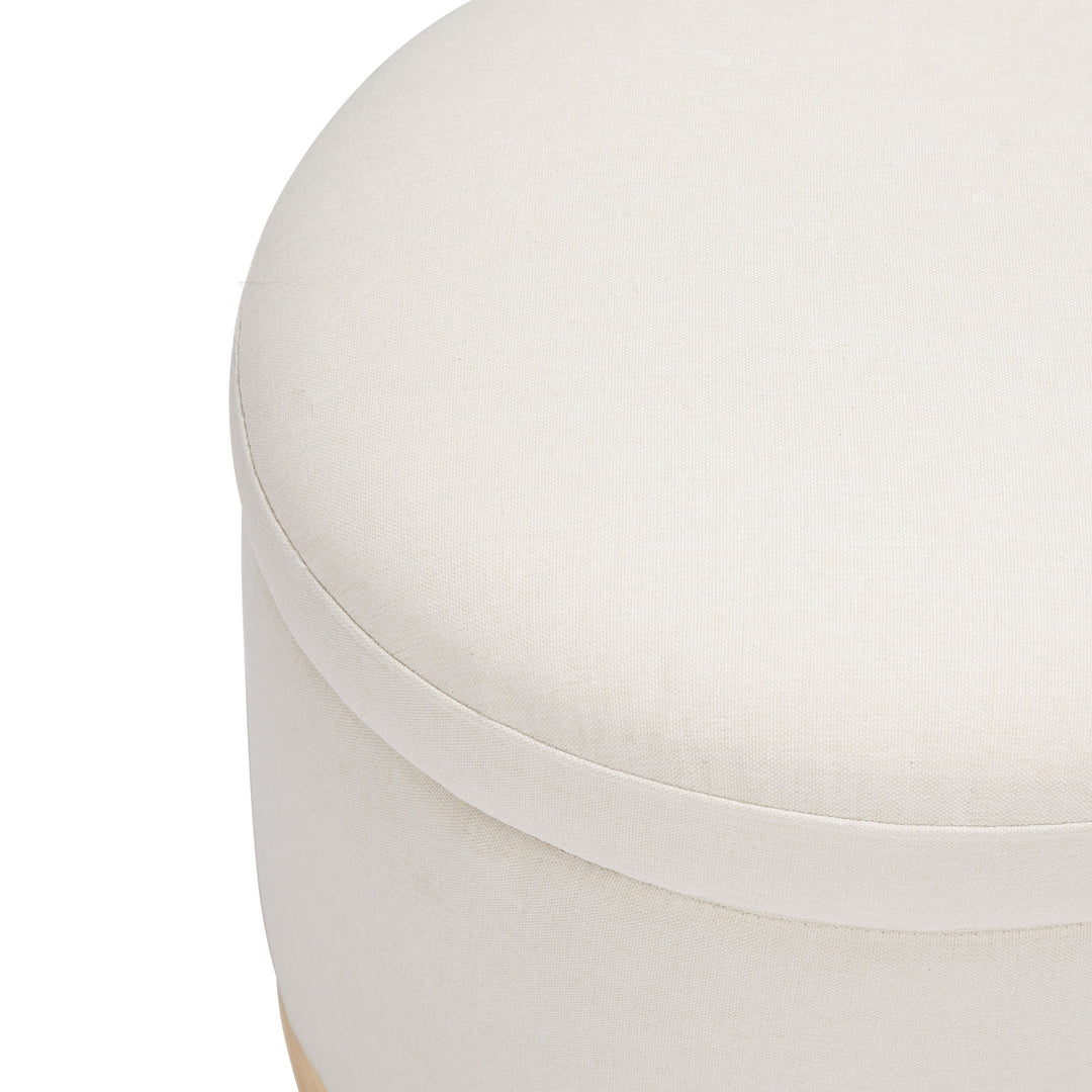 Babyletto Naka Storage Ottoman in Eco-Performance Fabric | Water Repellent & Stain Resistant