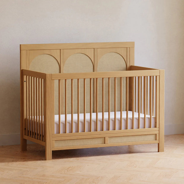 Namesake Eloise 4-in-1 Convertible Crib in Honey & Sand Eco-Weave