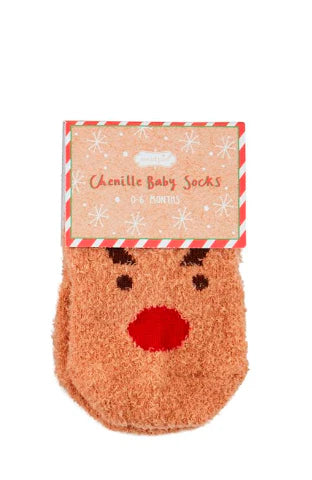 Holiday Chenille Socks