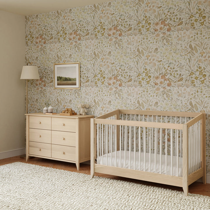 Babyletto Sprout 4-1 Crib and  6 Drawer Dresser Set