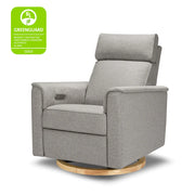 Monogram by Namesake Willa Power Recliner w/ Adjustable Headrest & USB Port & Wood Base