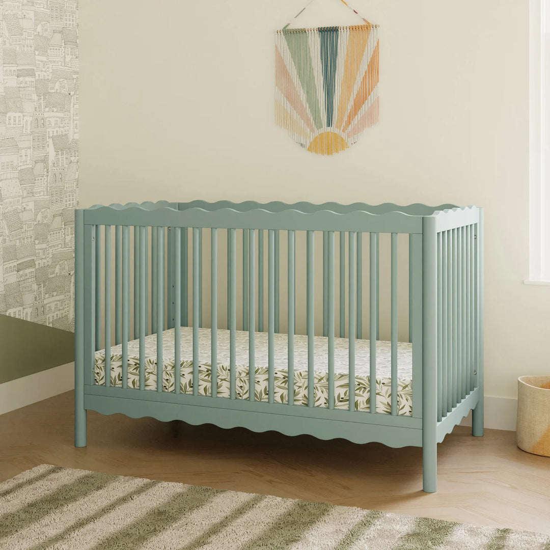 Babyletto Swell 4-in 1 Convertible Crib/W Toddler Rail