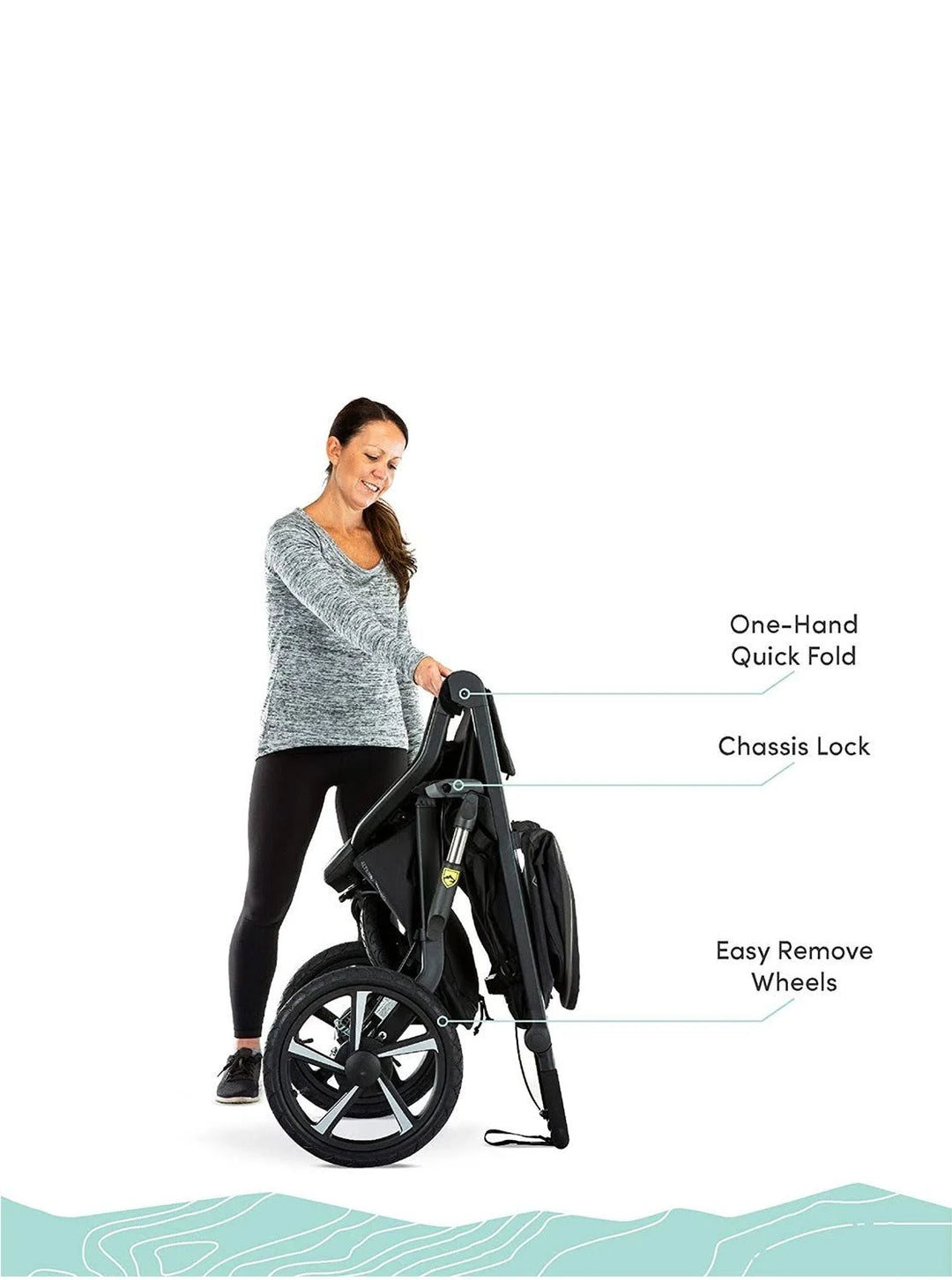 BOB Alterrain Pro Jogging Stroller w/Handbrake