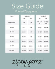 Zippyjamz Organic Cotton Footie - Love you "FirEver"