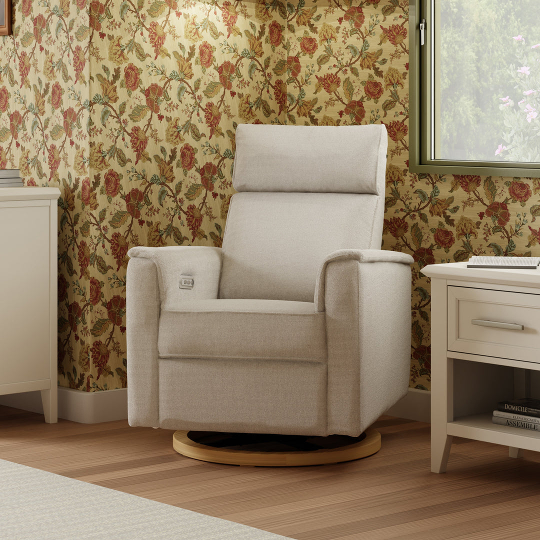 Namesake Willa Plus Power Glider Recliner w/Power Headrest