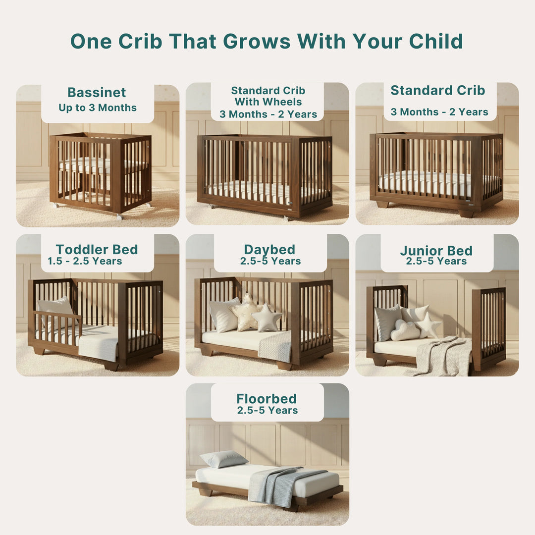 Dadada Italian Spirit 8-1 Convertible Crib