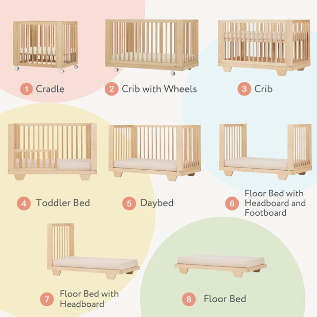 Dadada Italian Spirit 8-1 Convertible Crib