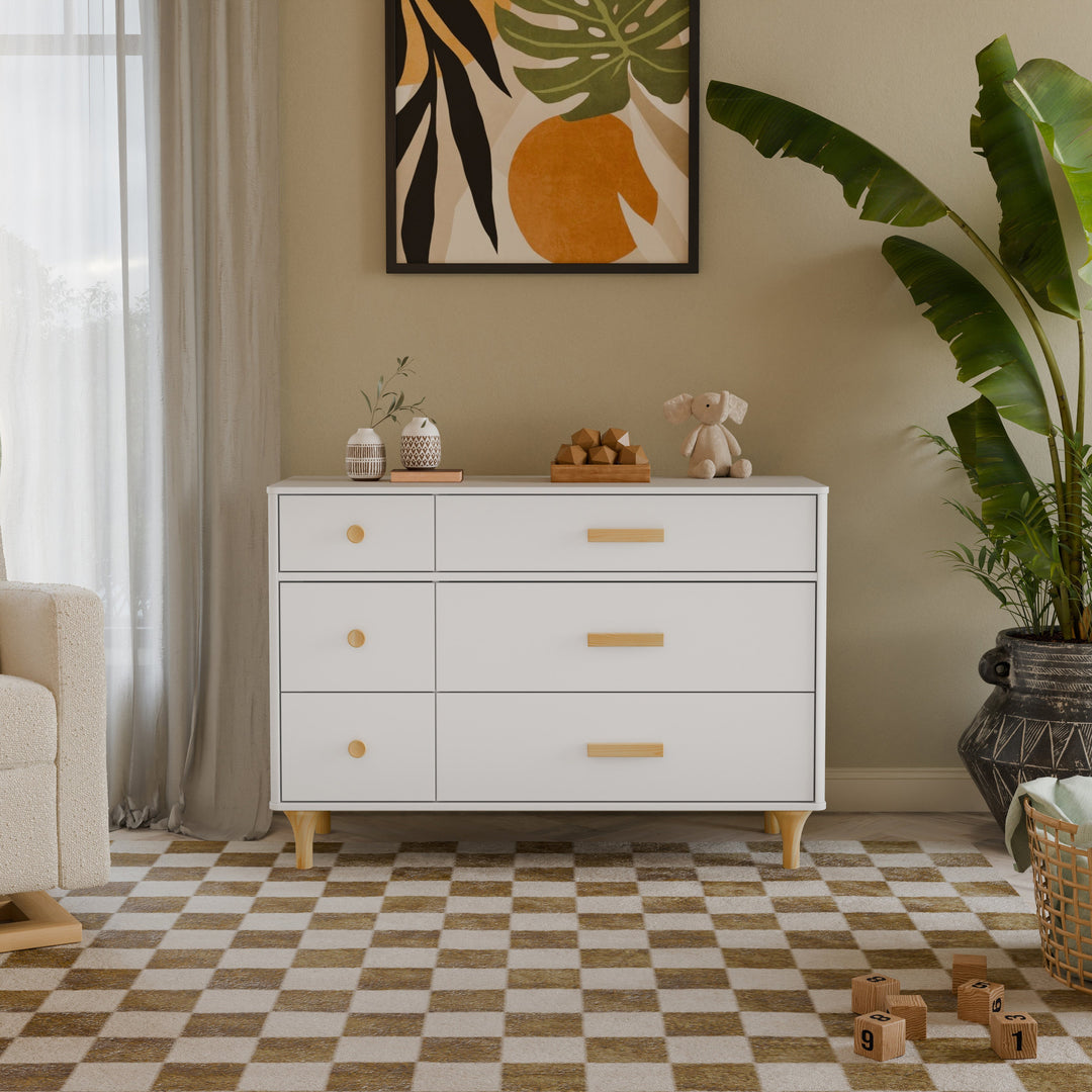 Babyletto Lolly 6-Drawer Double Dresser Baby Grand Babyletto Lolly 6-Drawer Double Dresser Baby Grand