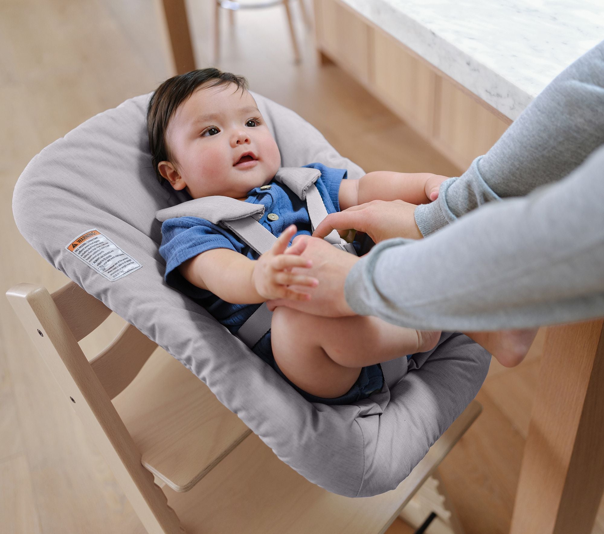 Stokke® Tripp Trapp® High Chair² and Newborn Seat Attachment