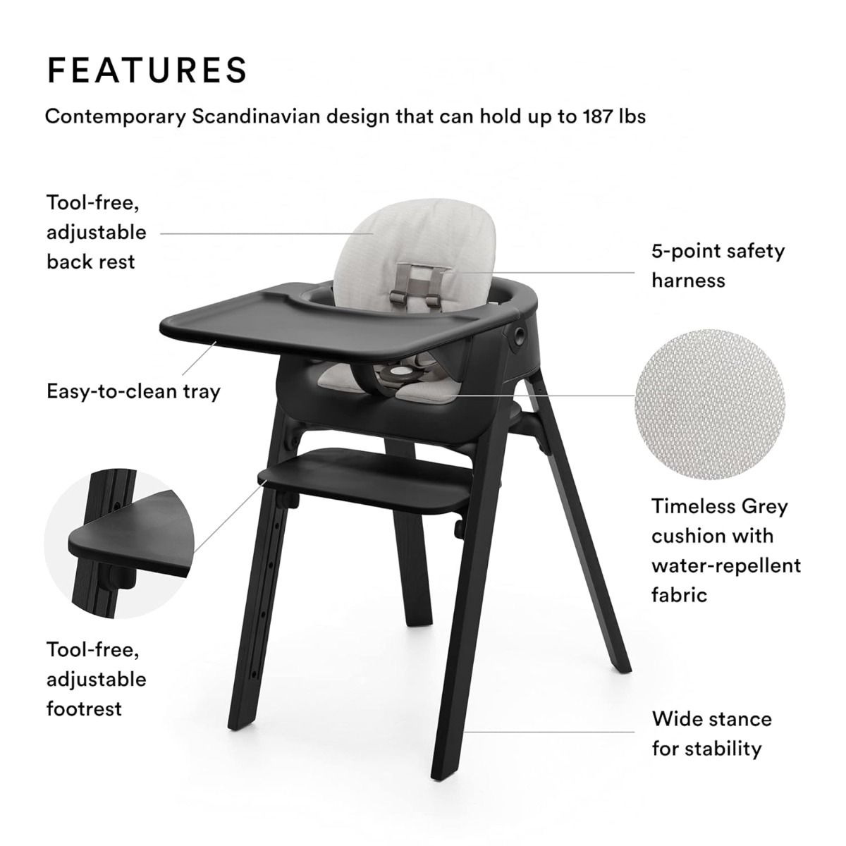 Stokke Steps High Chair Bundle Complete