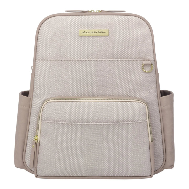 Petunia Pickle Bottom Sync Backpack - Grey Cable Stitch