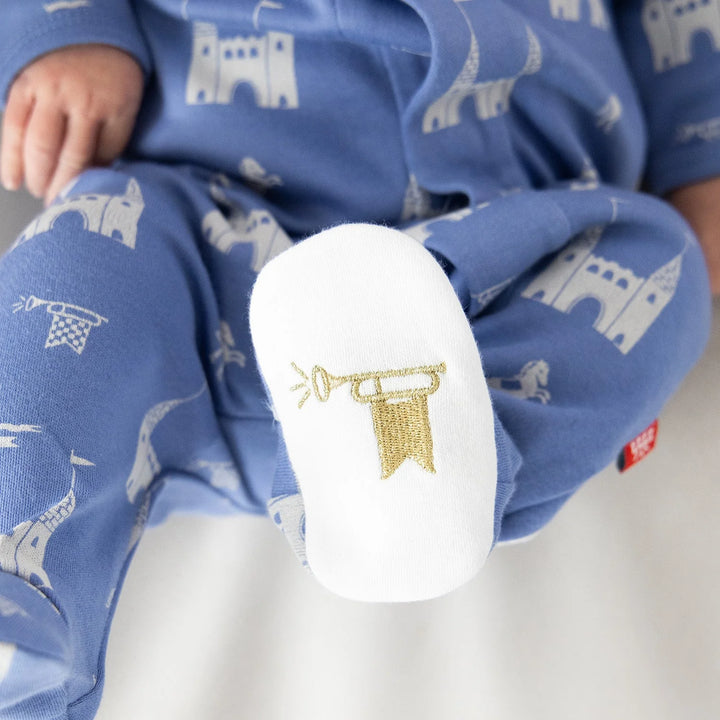 Magnetic Me Organic Cotton Footie - Balmoral of the Story