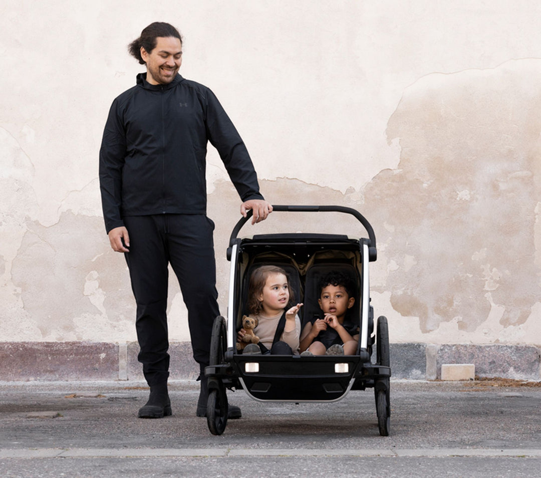 double chariot stroller Thule Chariot Cross 2 Double Bike Trailer