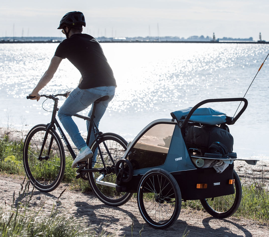 Thule Courier Bicycle Trailer in Aegean Blue
