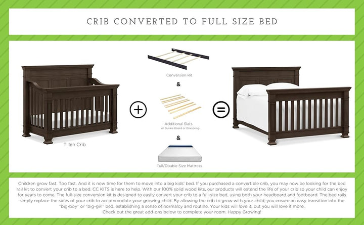 Monogram by Namesake Tillen 4-in-1 Convertible Crib +Dresser + Nightstand + Conversions