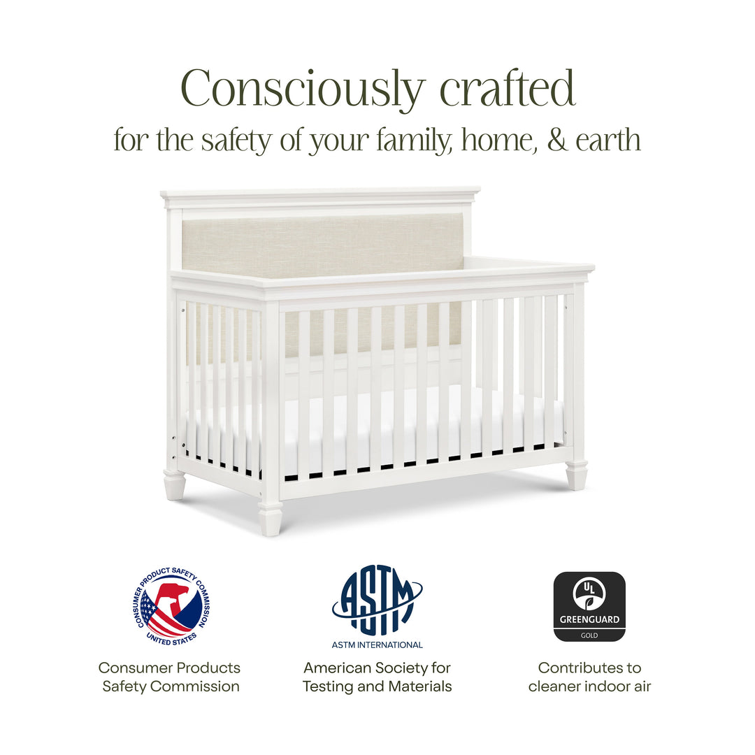 Namesake Darlington 4-in-1 Convertible Crib - Warm White