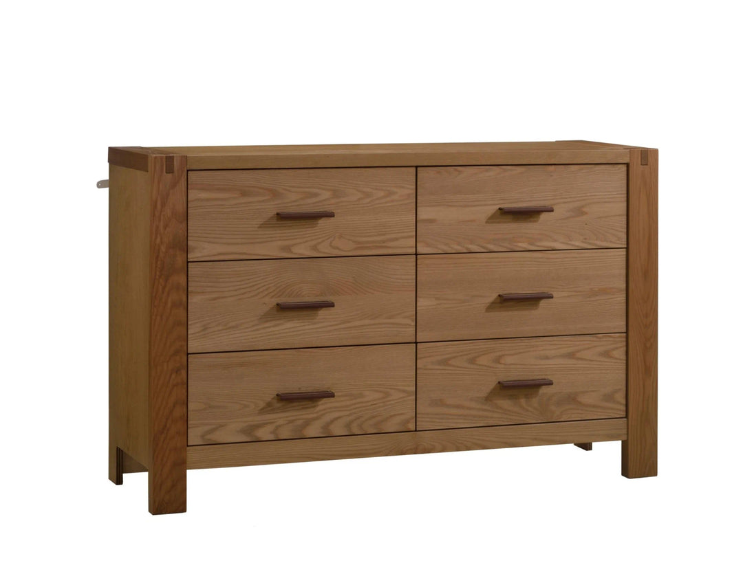 Nartart Toscano Convertible Crib + Double Dresser - Wheat - FLOOR MODEL
