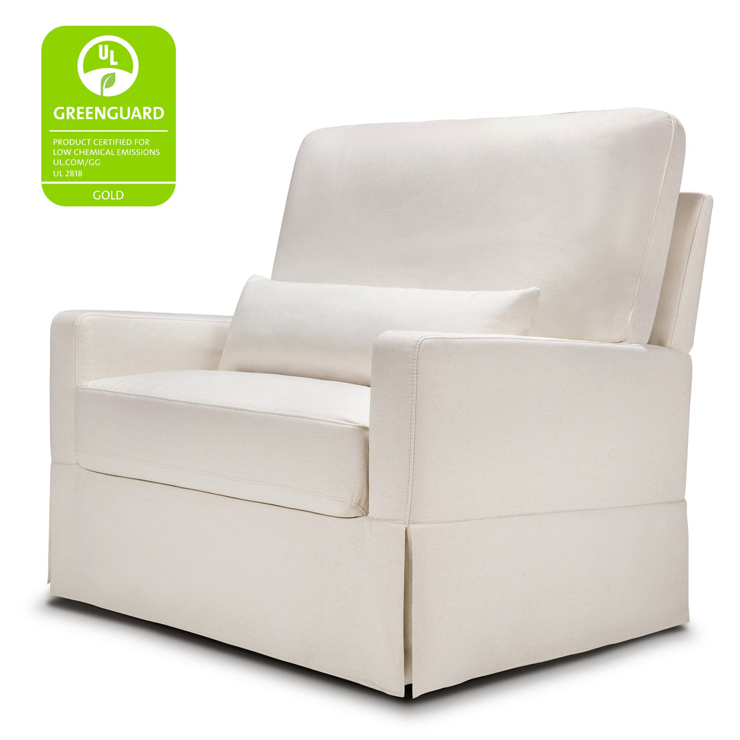 Namesake Crawford Pillowback Chair and a Half Comfort Swivel Glider
