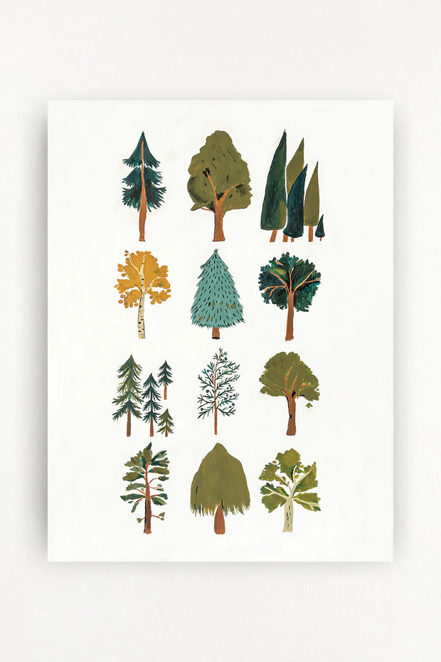 Clementine Kids Forest Trees Art