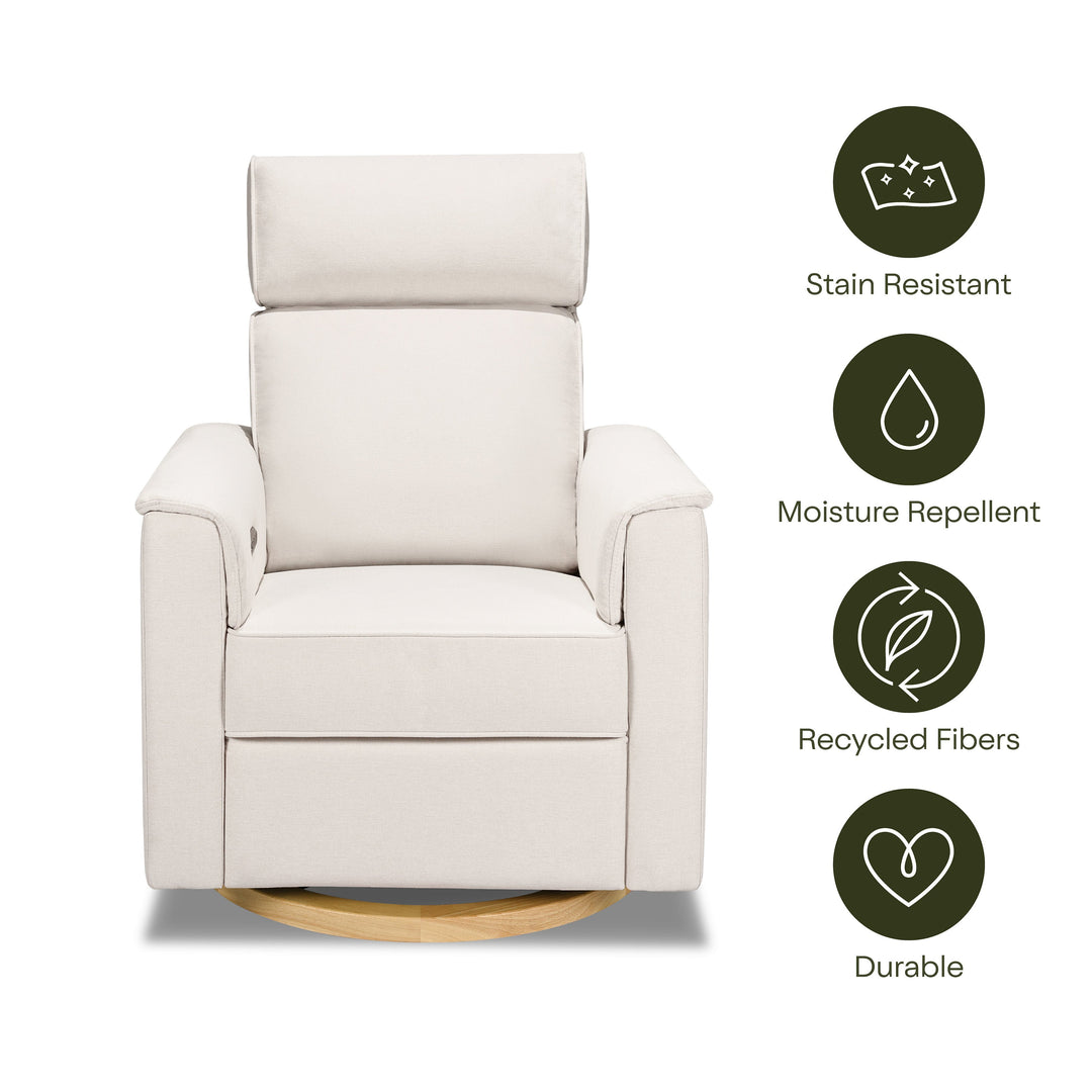 Namesake Willa Plus Power Glider Recliner w/Power Headrest