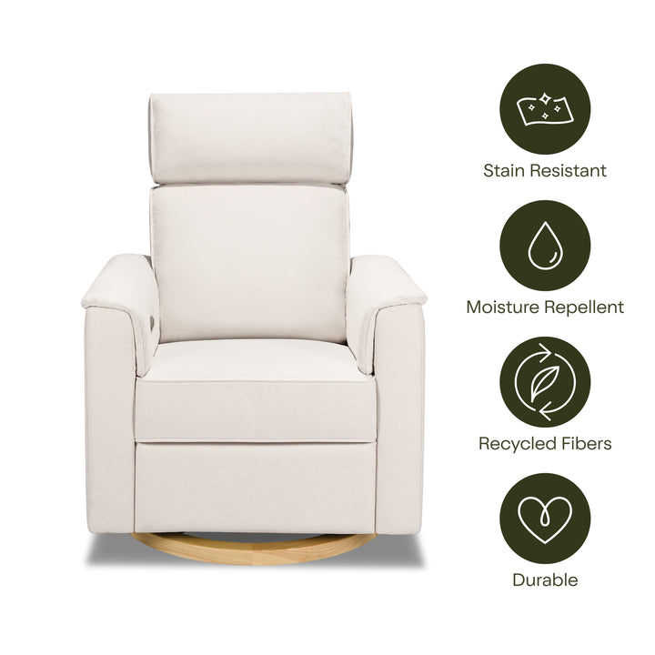 Namesake Willa Plus Power Glider Recliner w/Power Headrest