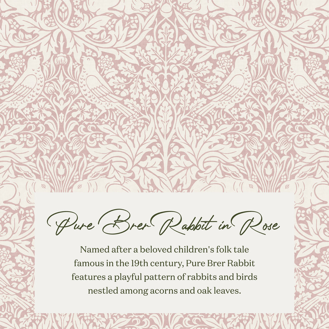 Namesake Crewe Recliner and Swivel Glider- Pure Brer Rabbit in Rose  with Dark Wood Base