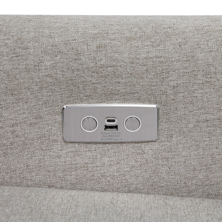 Babyletto Kiwi Electronic Recliner and Swivel Glider with USB port