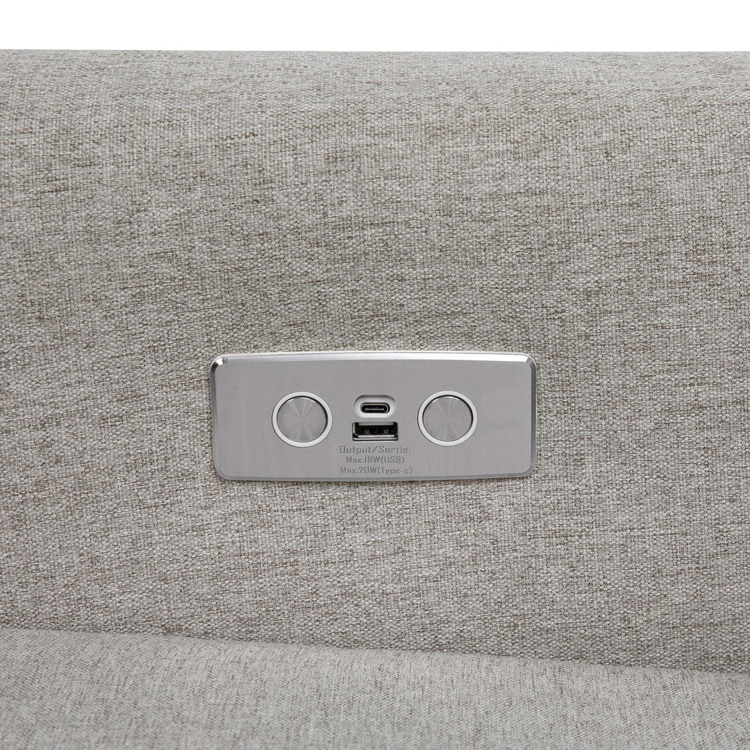 Babyletto Kiwi Electronic Recliner and Swivel Glider with USB port