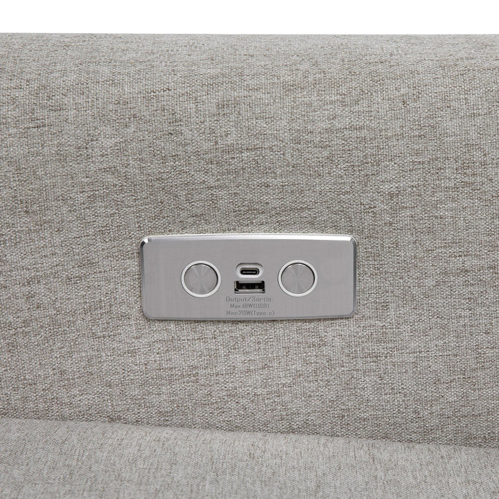 Babyletto Kiwi Electronic Recliner and Swivel Glider with USB port