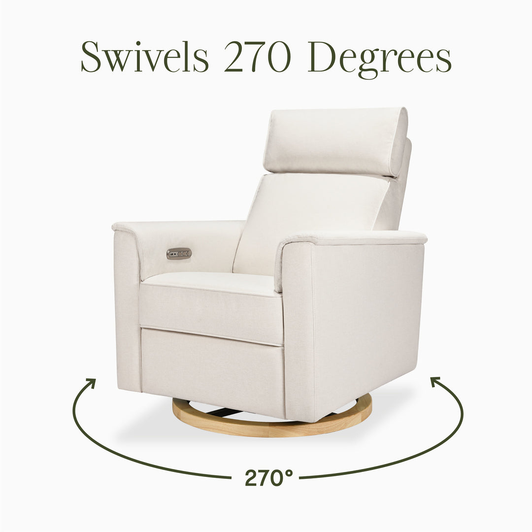 Namesake Willa Plus Power Glider Recliner w/Power Headrest