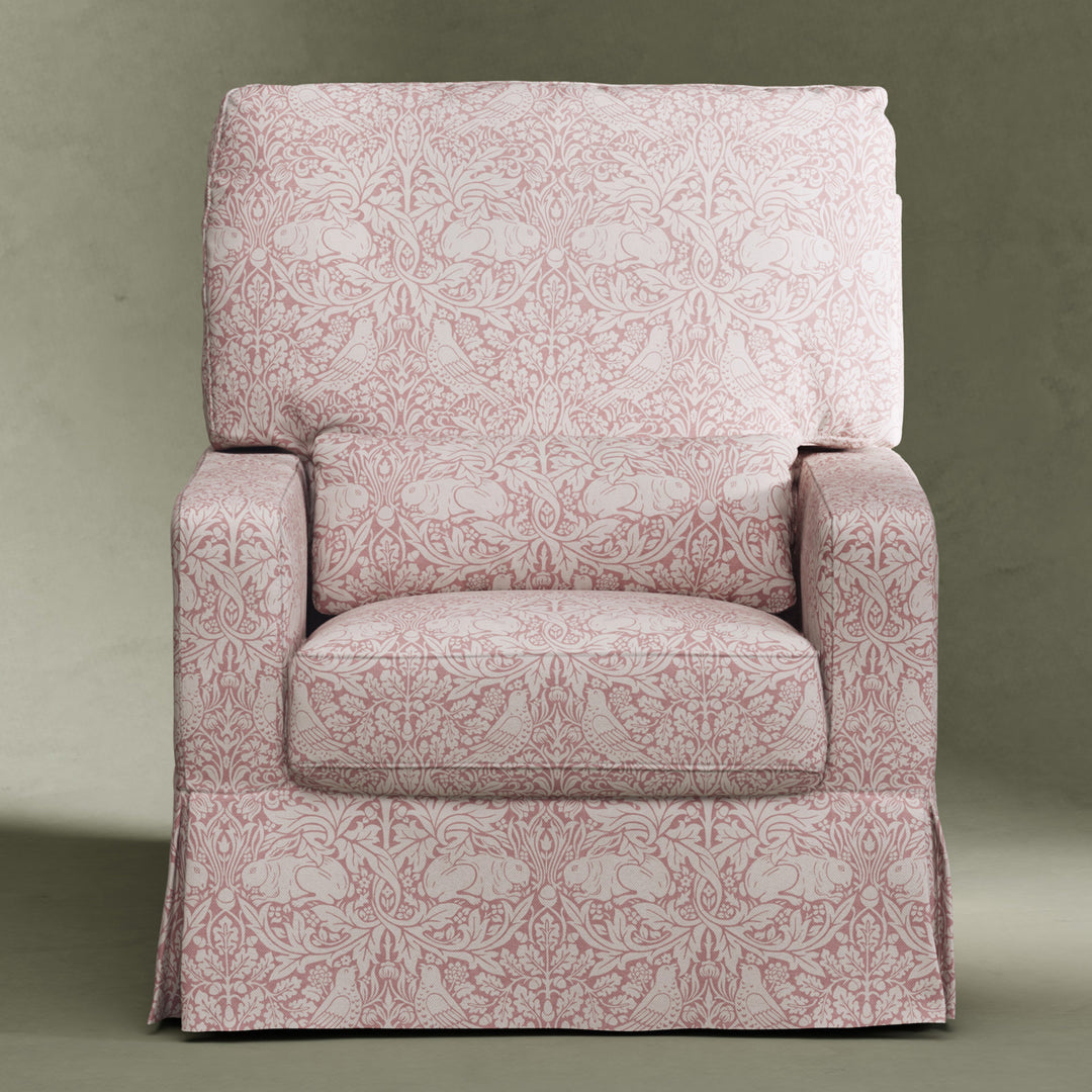 Morris & Co. x Namesake Crawford Pillowback Comfort Swivel Glider