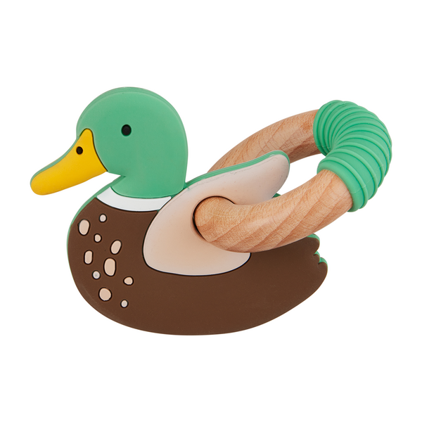 Mallard Duck Silicone Teether