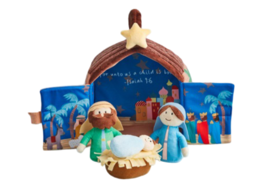 Mudpie Musical Nativity Plush Set