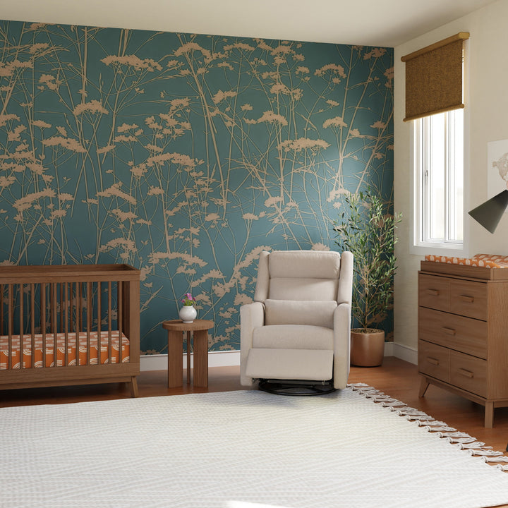 Babyletto Kiwi Plus Power Recliner and Swivel Glider with Power Adjustable Headrest and USB Port