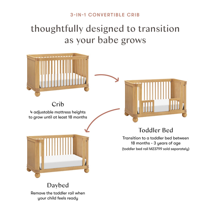 Namesake Crosby 3-in-1 Convertible Crib