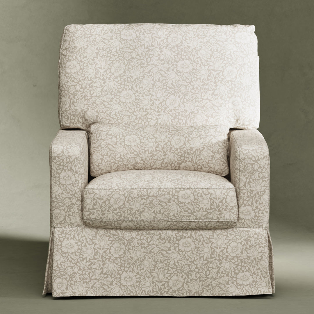 Morris & Co. x Namesake Crawford Pillowback Comfort Swivel Glider