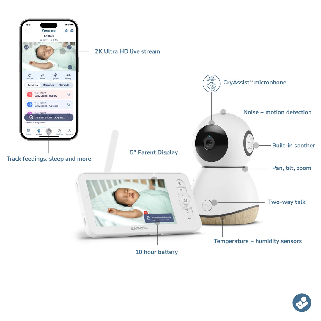 maxi cosi 10 off Maxi Cosi See Pro 360 Baby Monitor – Baby Grand