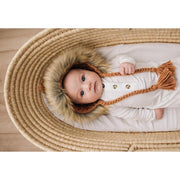 Huggalugs Pecan Fur Bonnet