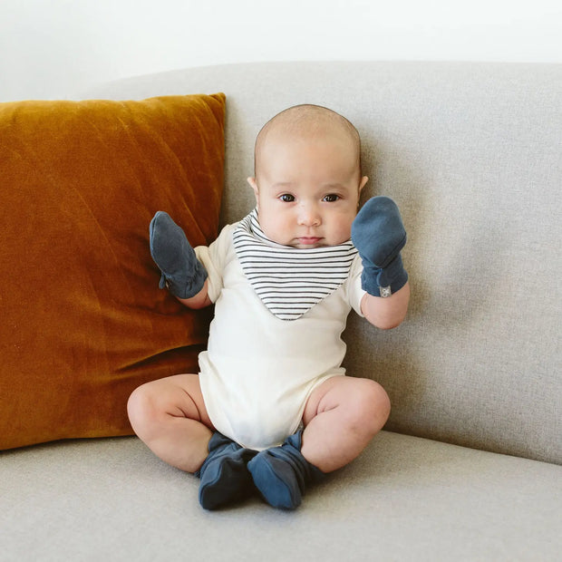 Goumikids Bamboo Organic Cotton Stay-On Booties