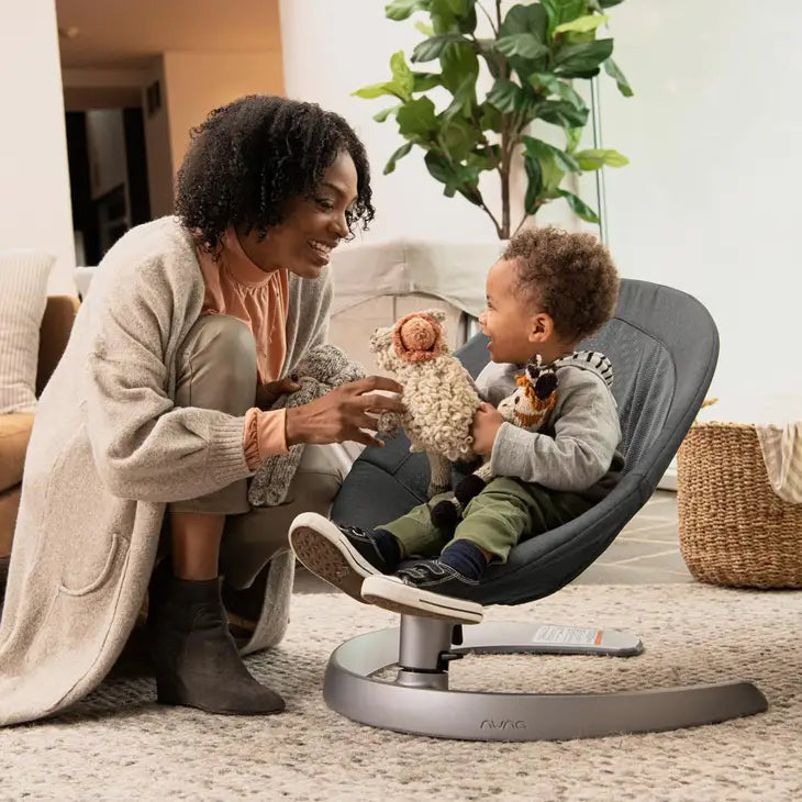 Nuna LEAF Grow Swing with Toy Bar Baby Grand