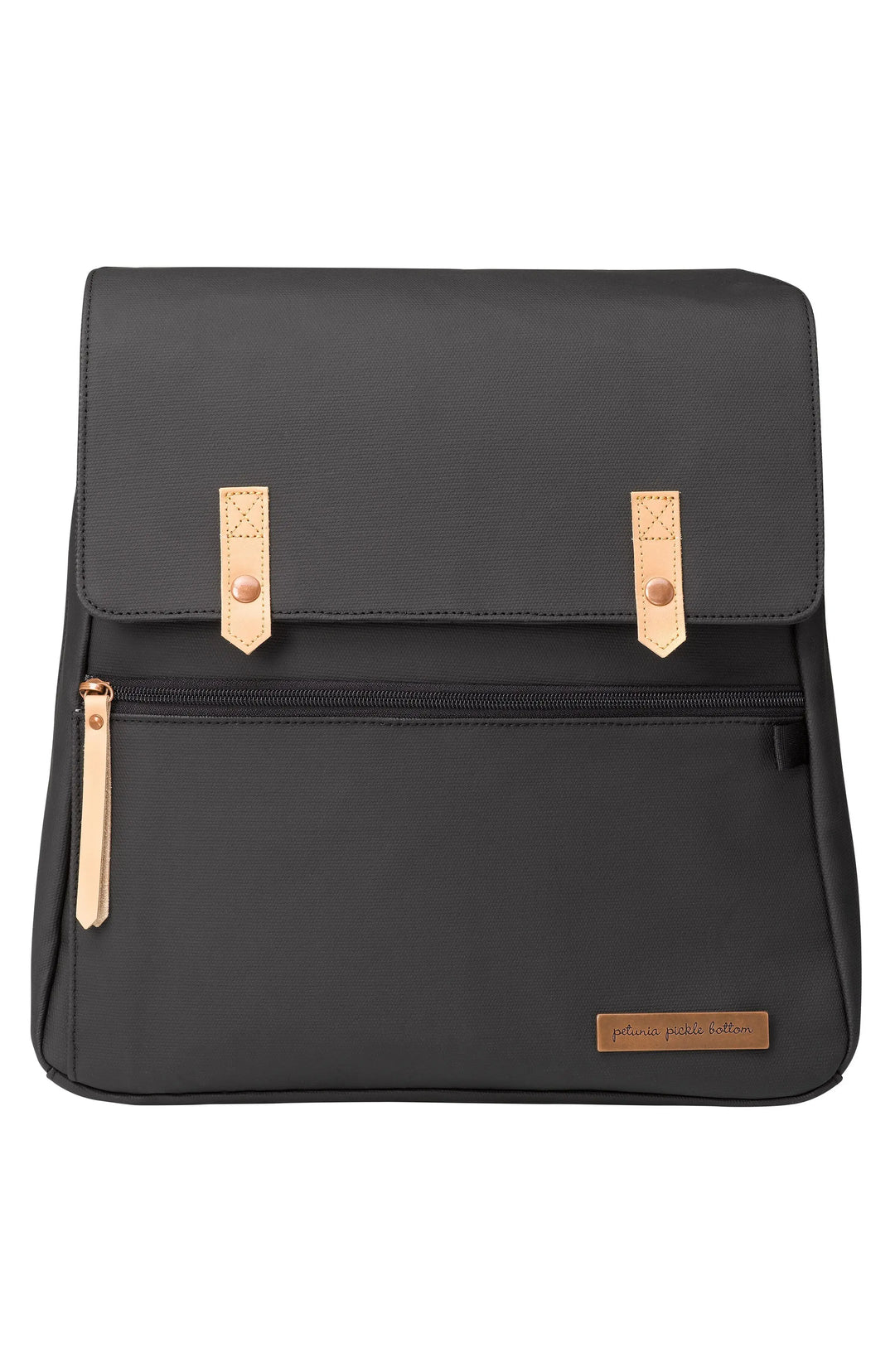Matte top black backpack